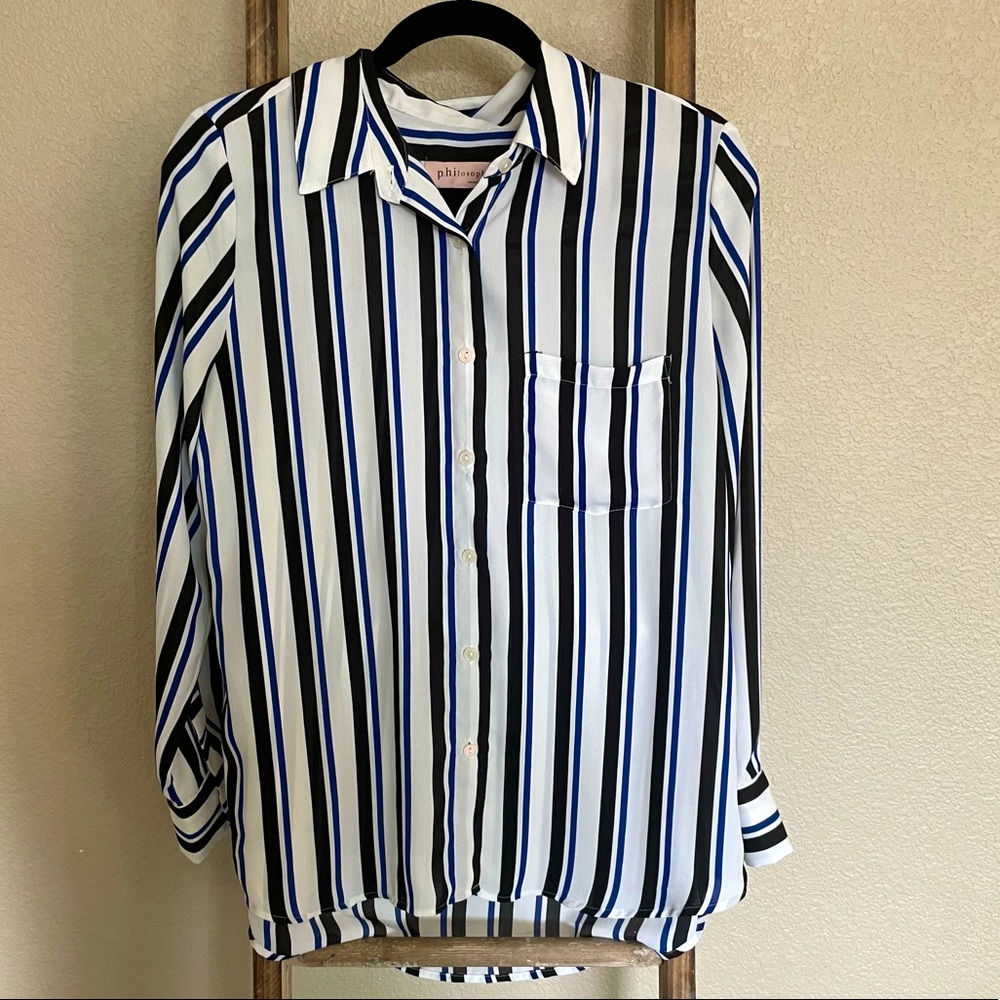 Philosophy button down blouse